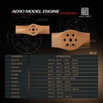 Vendite calde eliche in legno di faggio con foro motore a rotelle 28x10 30x10 30x12 per Gas RC modello aereo DLE111 DLE120 DLE170 motore
